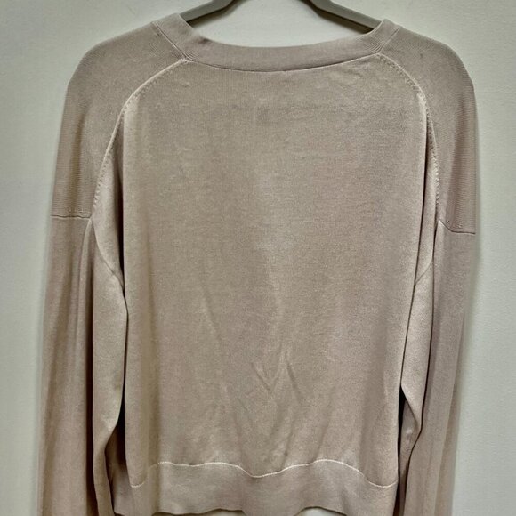 Aritizia The Group by Babaton Clarity Cardigan Silk and cashmere cardigan Size L - Picture 5 of 9